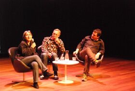  <p><a href="http://www.lacatonvassal.com/" class="spip_out" rel="external">Anne Lacaton</a>, Jord den Hollander and Sam Jacob discuss the issues of adaptation and flexibility in the New Town during the lecture evening <strong>Who's Afraid of Planning?</strong></p>