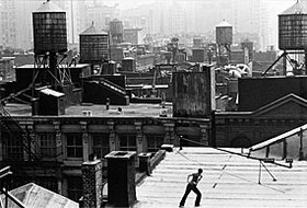  <p>Image of my research: Trisha Browns Rooftop Performance. New York 1974</p>