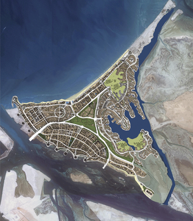  <p>Saadiyat Island, designed by Gensler and Buro Happold for the Abu Dhabi Tourism and Development Board</p>
